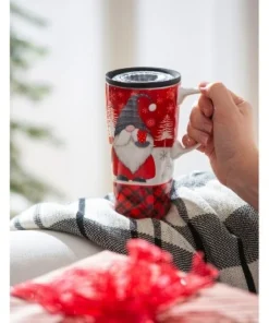 Evergreen Ceramic FLOMO 360 Travel Cup, 17 oz., Winter Gnome -Water Bottles Shop unnamed file 2569