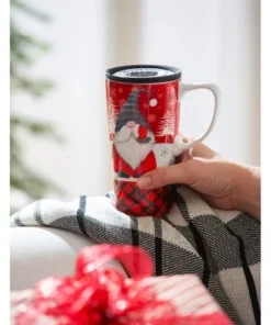 Evergreen Ceramic FLOMO 360 Travel Cup, 17 oz., Winter Gnome -Water Bottles Shop unnamed file 2570