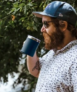 GROSCHE Everest Double Wall Insulated Travel Mug with Spill Proof Lid, 14 fl 0z Capacity