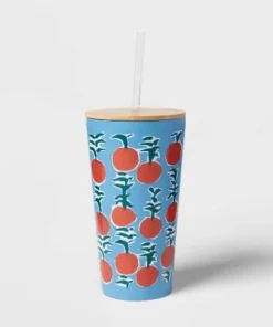 Threshold 18.5oz Stainless Steel Tumbler with Bamboo Lid Bird -Water Bottles Shop unnamed file 265