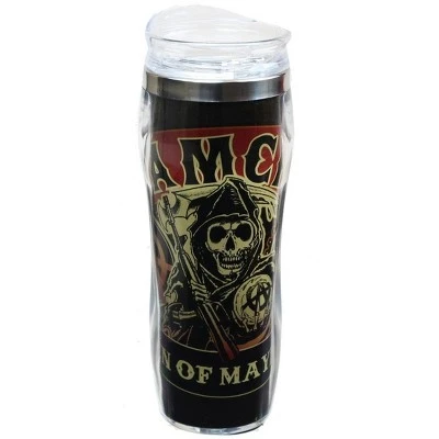 Just Funky Sons of Anarchy SAMCRO 16oz Travel Mug 3 Just Funky Sons of Anarchy SAMCRO 16oz Travel Mug