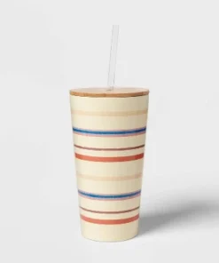 Threshold 18.5oz Stainless Steel Tumbler with Bamboo Lid Bird -Water Bottles Shop unnamed file 267