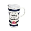 Evergreen Ceramic Travel Cup, 17 Oz., w/ box, Do All Things With Kindness -Water Bottles Shop unnamed file 2694