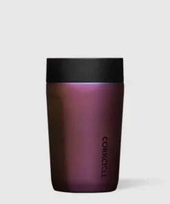 Corkcicle Commuter Cup 9 Ounce Insulated Stainless Steel Spill Proof Travel Coffee Mug with Sip Lid for Hot and Cold Drinks, Nebula