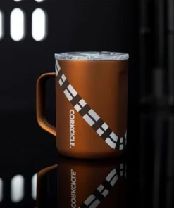 Corkcicle 16 Ounce Coffee Mug Triple Insulated Stainless Steel Cup with Lid and Silicone Bottom for Hot Drinks, Chewbacca 9 Corkcicle 16 Ounce Coffee Mug Triple Insulated Stainless Steel Cup with Lid and Silicone Bottom for Hot Drinks, Chewbacca -Water Bottles Shop unnamed file 2727