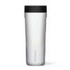 Corkcicle Commuter Cup 17 Ounce Insulated Stainless Steel Spill Proof Travel Coffee Mug with Sip Lid for Hot and Cold Drinks, Prismatic