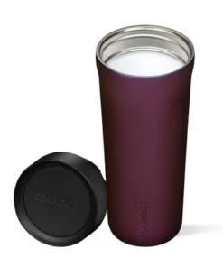 Corkcicle Commuter Cup 17 Ounce Insulated Stainless Steel Spill Proof Travel Coffee Mug with Sip Lid for Hot and Cold Drinks, Nebula -Water Bottles Shop unnamed file 2739