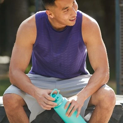 Takeya 40oz Actives Insulated Stainless Steel Water Bottle with Spout Lid Sage 6 Takeya 40oz Actives Insulated Stainless Steel Water Bottle with Spout Lid Sage - Image 4