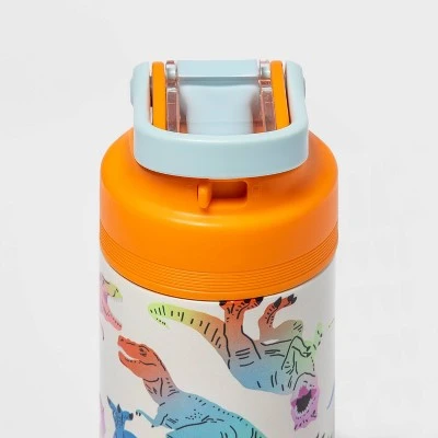 13oz Stainless Steel Manual Lid Bottle - Cat & Jack™ Dino 4 13oz Stainless Steel Manual Lid Bottle - Cat & Jack™ Dino - Image 2