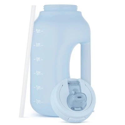 Ello Hydra 64oz Half Gallon Jug with Straw Gray 4 Ello Hydra 64oz Half Gallon Jug with Straw Gray - Image 2