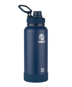 Takeya 32oz Actives Insulated Stainless Steel Water Bottle with Spout Lid White -Water Bottles Shop unnamed file 3005