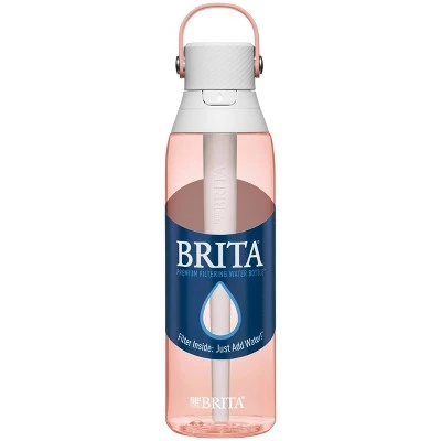 Brita Premium 26oz Water Bottle with Filter - Blush Pink 3 Brita Premium 26oz Water Bottle with Filter - Blush Pink