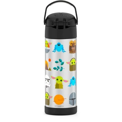 Thermos 16oz FUNtainer Water Bottle with Bail Handle - The Mandalorian 5 Thermos 16oz FUNtainer Water Bottle with Bail Handle - The Mandalorian - Image 3