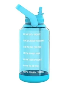 Takeya 64oz Tritan Motivational Water Bottle with Straw Lid Pink