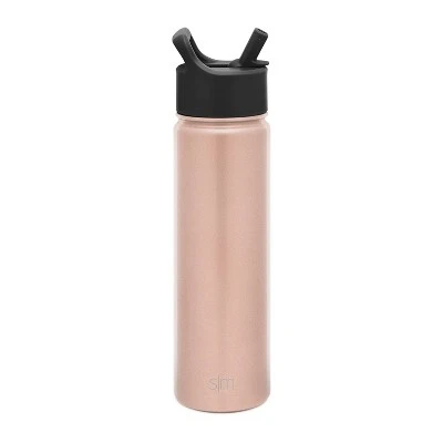 Simple Modern 22oz Insulated Stainless Steel Summit Water Bottle with Straw Moonlight 10 Simple Modern 22oz Insulated Stainless Steel Summit Water Bottle with Straw Moonlight - Image 8