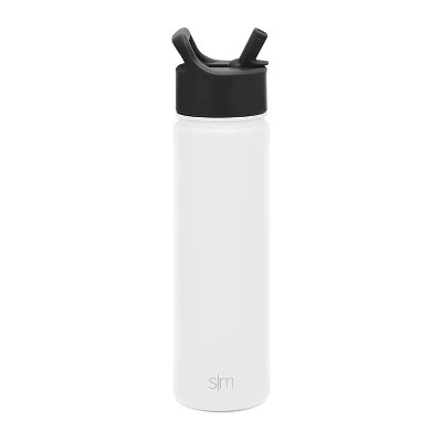 Simple Modern 22oz Insulated Stainless Steel Summit Water Bottle with Straw Moonlight 13 Simple Modern 22oz Insulated Stainless Steel Summit Water Bottle with Straw Moonlight - Image 11