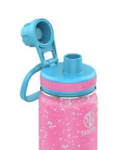Takeya 18oz Speckled Stainless Steel Water Bottle Pink/aqua Blue