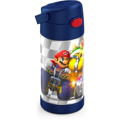 Thermos 12oz FUNtainer Water Bottle with Bail Handle - Mario Kart 4 Thermos 12oz FUNtainer Water Bottle with Bail Handle - Mario Kart - Image 2