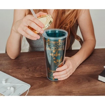 Seven20 Disney Aladdin Make A Wish 16oz PVC Tumbler 3 Seven20 Disney Aladdin Make A Wish 16oz PVC Tumbler