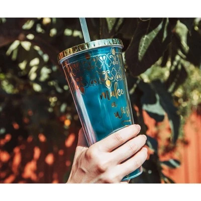 Seven20 Disney Aladdin Make A Wish 16oz PVC Tumbler 5 Seven20 Disney Aladdin Make A Wish 16oz PVC Tumbler - Image 3