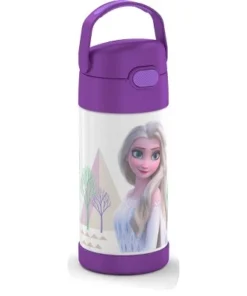 Thermos 12oz FUNtainer Water Bottle with Bail Handle - Purple Frozen 2 -Water Bottles Shop unnamed file 3523