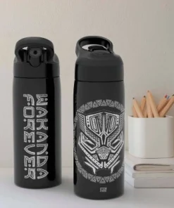Avengers Classic Black Panther 19oz Stainless Steel Double Wall Water Bottle - Zak Designs -Water Bottles Shop unnamed file 3644