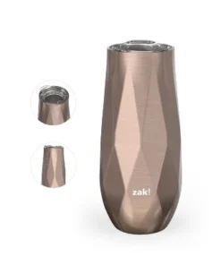 Zak Designs 9oz Fractal Double Wall Stainless Steel Flute Tumbler - Rose Gold 9 Zak Designs 9oz Fractal Double Wall Stainless Steel Flute Tumbler - Rose Gold -Water Bottles Shop unnamed file 365