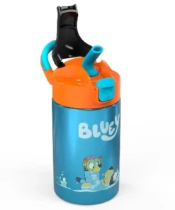Bluey 14oz Stainless Steel Double Wall Valiant Bottle - Zak Designs -Water Bottles Shop unnamed file 3700