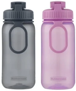 Rubbermaid Essentials Plastic Water Bottle with Chug and Sip Lid 2pk Gray/pink -Water Bottles Shop unnamed file 3740