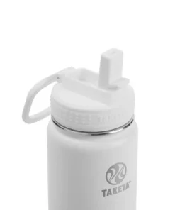 Takeya 24oz Actives Insulated Stainless Steel Water Bottle with Straw Lid Mint