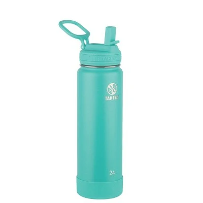 Takeya 24oz Actives Insulated Stainless Steel Water Bottle with Straw Lid Mint 14 Takeya 24oz Actives Insulated Stainless Steel Water Bottle with Straw Lid Mint - Image 12