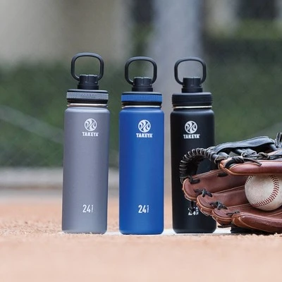 Takeya 24oz Originals Insulated Stainless Steel Water Bottle with Spout Lid White 4 Takeya 24oz Originals Insulated Stainless Steel Water Bottle with Spout Lid White - Image 2