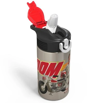 Zak Designs Kids Stainless Steel 15 oz. Durable Water Bottle Spout Cover Push Action Lid BPA-Free 3 Zak Designs Kids Stainless Steel 15 oz. Durable Water Bottle Spout Cover Push Action Lid BPA-Free
