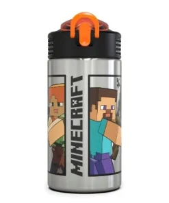 Zak Designs Kids Stainless Steel 15 oz. Durable Water Bottle Spout Cover Push Action Lid BPA-Free 17 Zak Designs Kids Stainless Steel 15 oz. Durable Water Bottle Spout Cover Push Action Lid BPA-Free -Water Bottles Shop unnamed file 3994