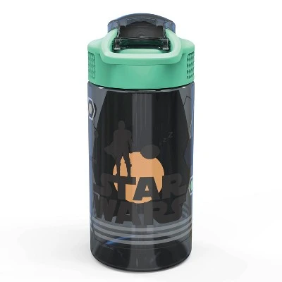 Zak Designs Kids 2-Piece 16 oz. Plastic Water Bottle Set Spout Covers Built-In Carrying Loops Leak-Proof BPA-Free 4 Zak Designs Kids 2-Piece 16 oz. Plastic Water Bottle Set Spout Covers Built-In Carrying Loops Leak-Proof BPA-Free - Image 2