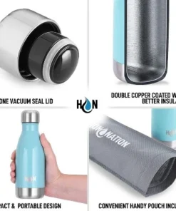 Hydration Nation Stainless Steel Water Bottle - Double Wall Insulated Metal Water Bottle For Hot & Cold Drinks -Water Bottles Shop unnamed file 4033