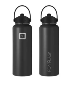 IRON FLASK 40oz Wide Mouth Sports Water Bottle - 3 Lids, Leak Proof, Double Walled Vacuum Insulated Midnight Black 10 IRON FLASK 40oz Wide Mouth Sports Water Bottle - 3 Lids, Leak Proof, Double Walled Vacuum Insulated Midnight Black -Water Bottles Shop unnamed file 4087