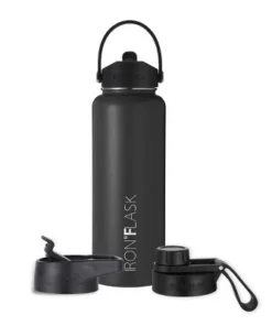 IRON FLASK 40oz Wide Mouth Sports Water Bottle - 3 Lids, Leak Proof, Double Walled Vacuum Insulated Midnight Black 12 IRON FLASK 40oz Wide Mouth Sports Water Bottle - 3 Lids, Leak Proof, Double Walled Vacuum Insulated Midnight Black -Water Bottles Shop unnamed file 4089