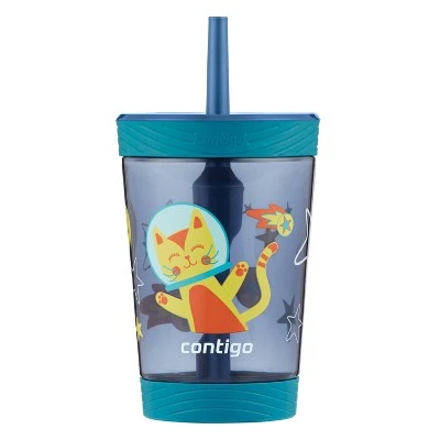 Contigo 14oz Plastic Spill-Proof Kids' Tumbler with Straw Dragon 5 Contigo 14oz Plastic Spill-Proof Kids' Tumbler with Straw Dragon - Image 3