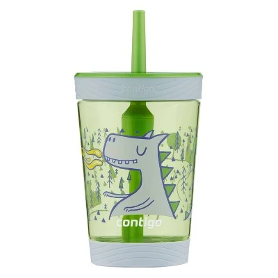 Contigo 14oz Plastic Spill-Proof Kids' Tumbler with Straw Dragon 6 Contigo 14oz Plastic Spill-Proof Kids' Tumbler with Straw Dragon - Image 4