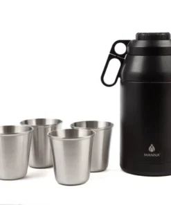 Manna 64oz Stack Growler Black