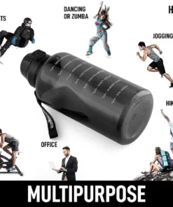 Hydration Nation 1 Gallon Water Bottle With Straw & Time Marker Quotes - For Fitness, Sports & More -Water Bottles Shop unnamed file 4179