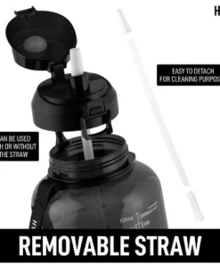 Hydration Nation 1 Gallon Water Bottle With Straw & Time Marker Quotes - For Fitness, Sports & More -Water Bottles Shop unnamed file 4180