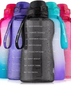 Hydration Nation 1 Gallon Water Bottle With Straw & Time Marker Quotes - For Fitness, Sports & More -Water Bottles Shop unnamed file 4182