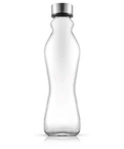 JoyJolt Spring Glass Water Bottles with Stainless Steel Cap - 18 oz - Set of 6 -Water Bottles Shop unnamed file 4206