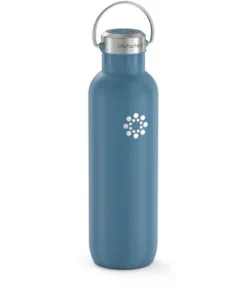 Lifefactory 24oz Stainless Steel Sport Water Bottle with Screw Cap Mint