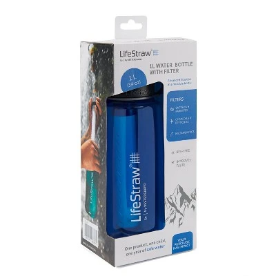 LifeStraw Go 34oz Water Bottle with Filter Dark Teal 7 LifeStraw Go 34oz Water Bottle with Filter Dark Teal - Image 5