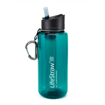 LifeStraw Go 34oz Water Bottle with Filter Dark Teal 10 LifeStraw Go 34oz Water Bottle with Filter Dark Teal - Image 8