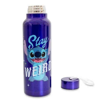 Silver Buffalo Disney Lilo & Stitch "Stay Weird" Stainless Steel Water Bottle | 27 Ounces 3 Silver Buffalo Disney Lilo & Stitch "Stay Weird" Stainless Steel Water Bottle | 27 Ounces