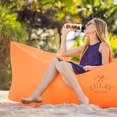 Zulay Kitchen Portable Water Bottle with Fruit Infuser for Healthy & Delicious Hydration 34oz with Insulation Sleeve 7 Zulay Kitchen Portable Water Bottle with Fruit Infuser for Healthy & Delicious Hydration 34oz with Insulation Sleeve - Image 5